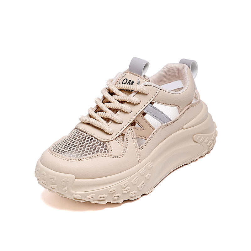 Damen Sportliche Chunky Sneakers mit atmungsaktivem Obermaterial und rutschfester Sohle R&B
