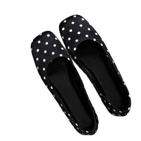 Damen Ballerinas mit elegantem Punktdesign und komfortablem Fußbett R&B