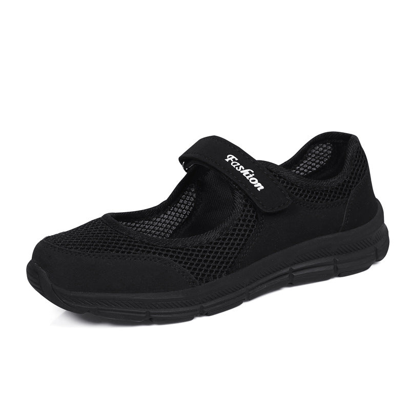 Damen Sportliche Freizeitschuhe mit flexiblem Schnallenverschluss