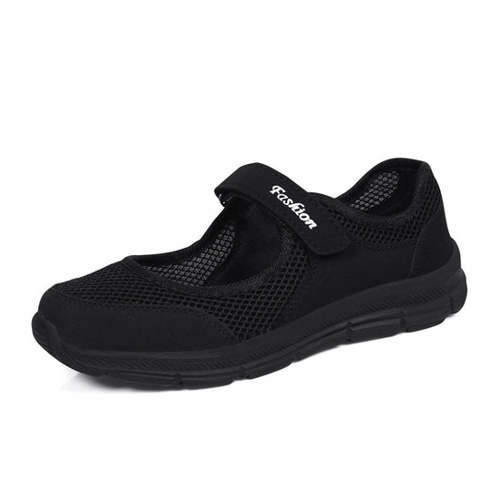 Damen Sportliche Freizeitschuhe mit flexiblem Schnallenverschluss R&B