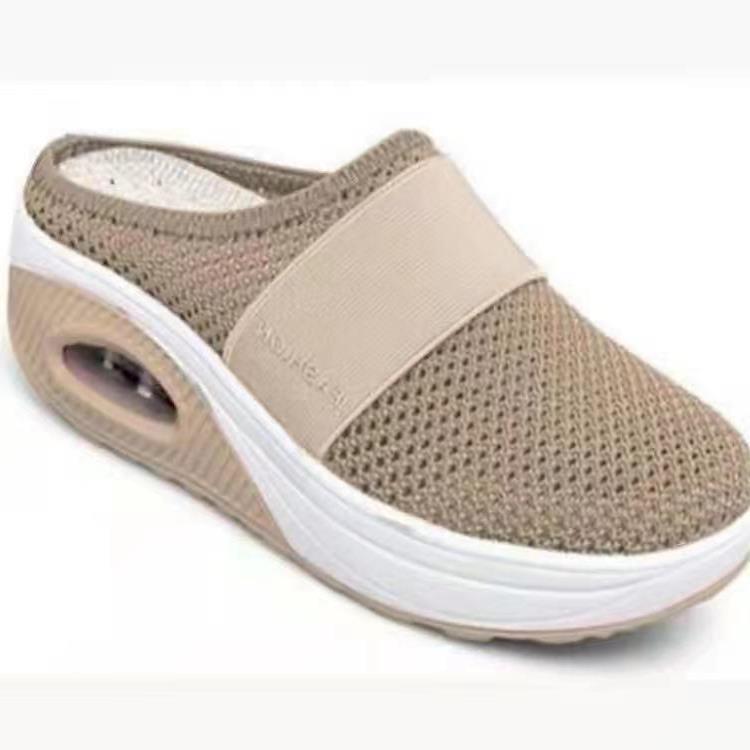 Damen Komfort-Sandalen mit atmungsaktivem Mesh-Obermaterial und dämpfender Sohle R&B