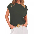 Damen körperbetontes Stricktop R&B