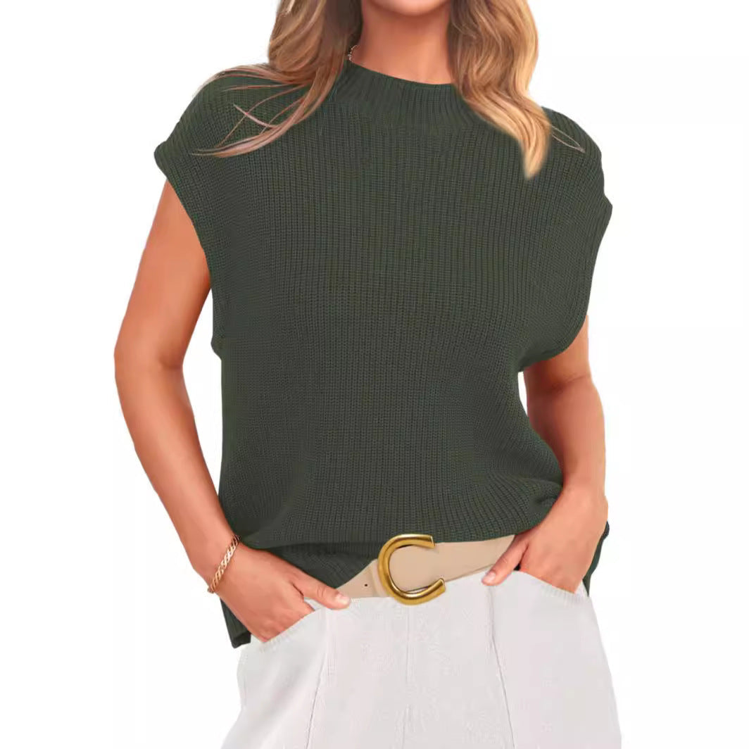 Damen körperbetontes Stricktop R&B