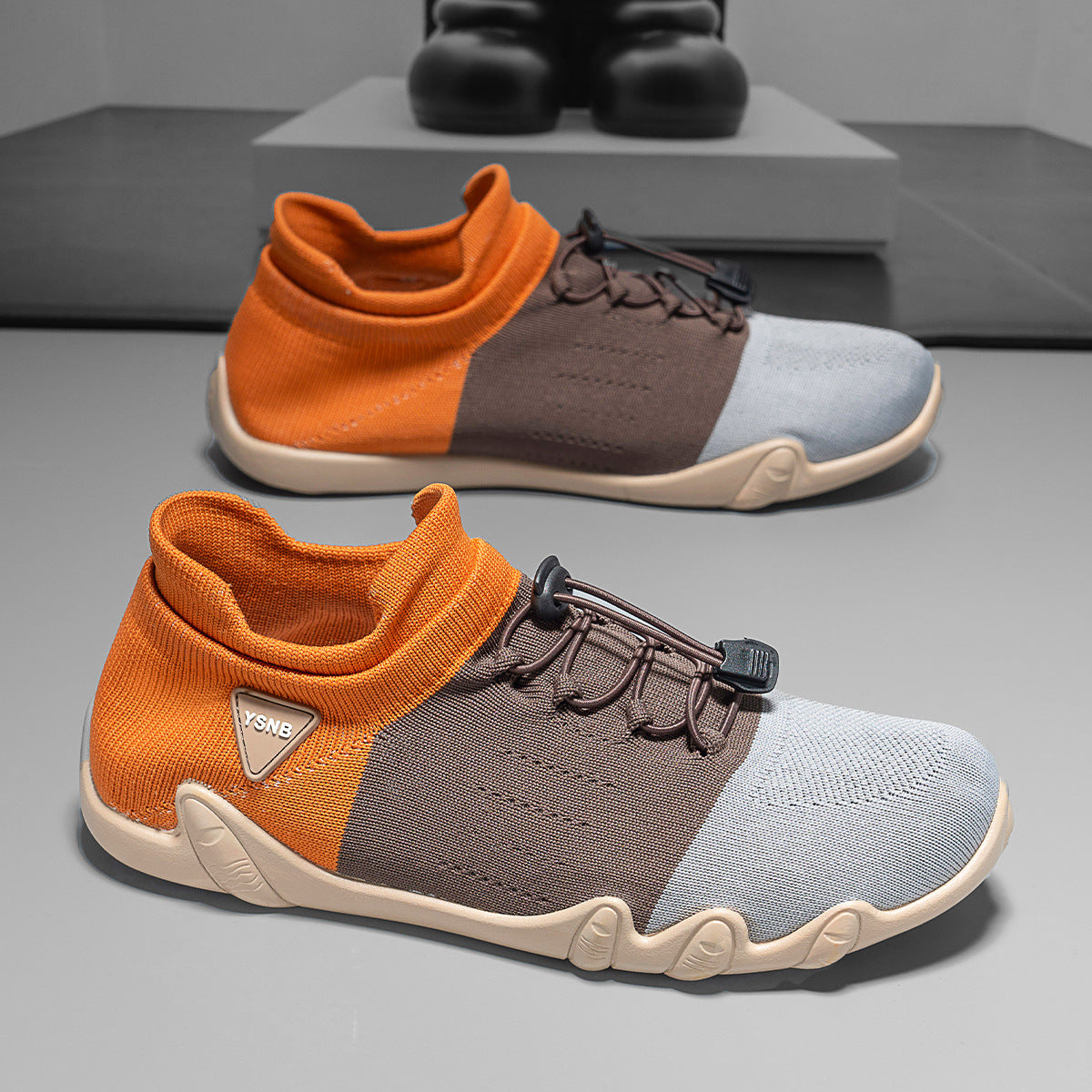 Damen Elastische Freizeitschuhe mit stoßdämpfender Sohle und atmungsaktivem Obermaterial R&B