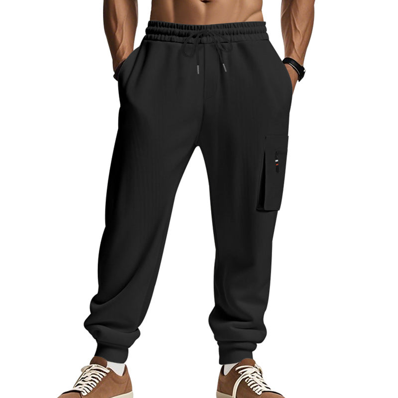 Herren Cargohose mit praktischen Seitentaschen und elastischem Bund R&B