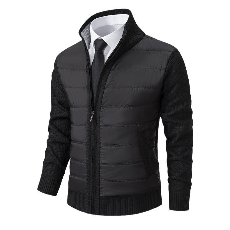 Herren Übergangsjacke mit hochabschließendem Kragen und atmungsaktiven Einsätzen R&B