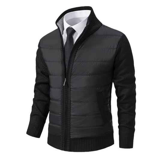 Herren Übergangsjacke mit hochabschließendem Kragen und atmungsaktiven Einsätzen R&B