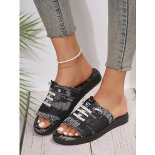 Damen Freizeitschuhe mit modischem Offene Zehen Bereich R&B