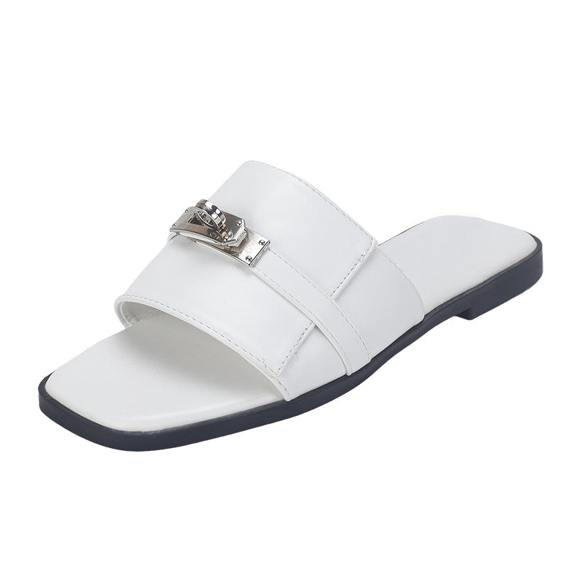 Damen Riemensandalen mit eleganter Schnallenverzierung und bequemer Fußbettgestaltung R&B