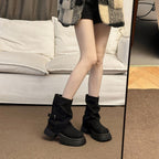 Damen Winterstiefel mit modischem Design und robuster Sohle R&B