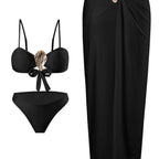 Damen Bikini-Set mit elegantem Wickelrock R&B