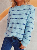 Damen Pullover mit weichem Mohair-Material und modernem Streifenmuster R&B