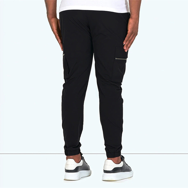 Herren modische Cargohose mit Reißverschluss und praktischen Taschen