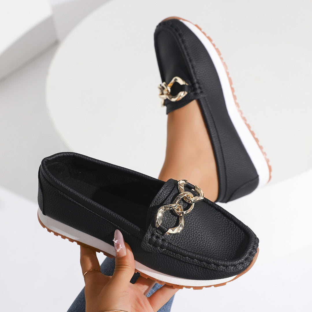 Damen Elegante Mokassins mit modischen Details R&B