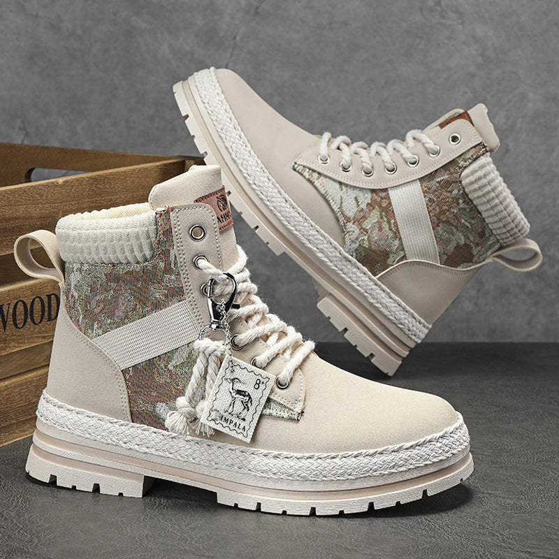 Damen modische Wanderstiefel mit robustem Obermaterial und rutschfester Sohle