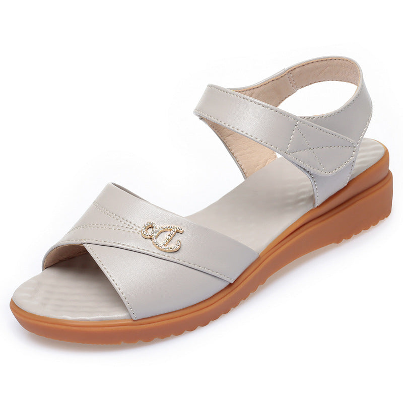 Damen Bequeme Sandalen mit elegantem Riemendesign und rutschfester Sohle R&B