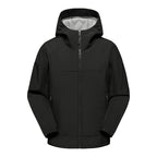 Herren technische Multifunktionsjacke mit verstellbarem Kapuzenkragen und wasserabweisendem Material R&B