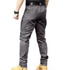 Herren Cargo-Hose mit verstellbarem Bund und tiefen Seitentaschen