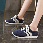 Damen Sportliche Sneakers mit atmungsaktiver Oberflächenstruktur und rutschfester Sohle R&B