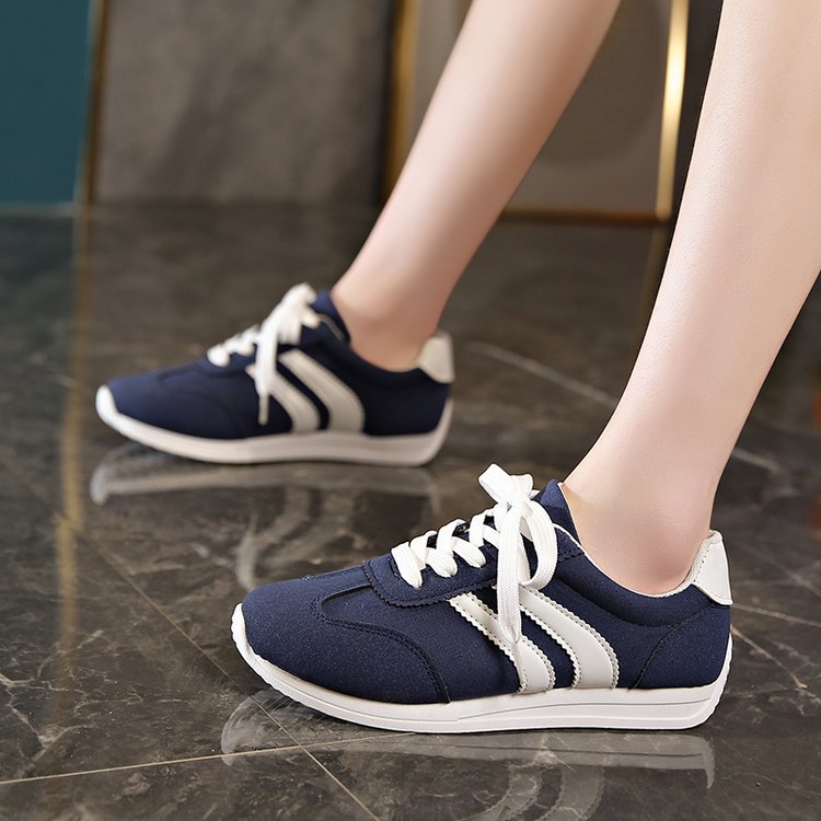Damen Sportliche Sneakers mit atmungsaktiver Oberflächenstruktur und rutschfester Sohle R&B