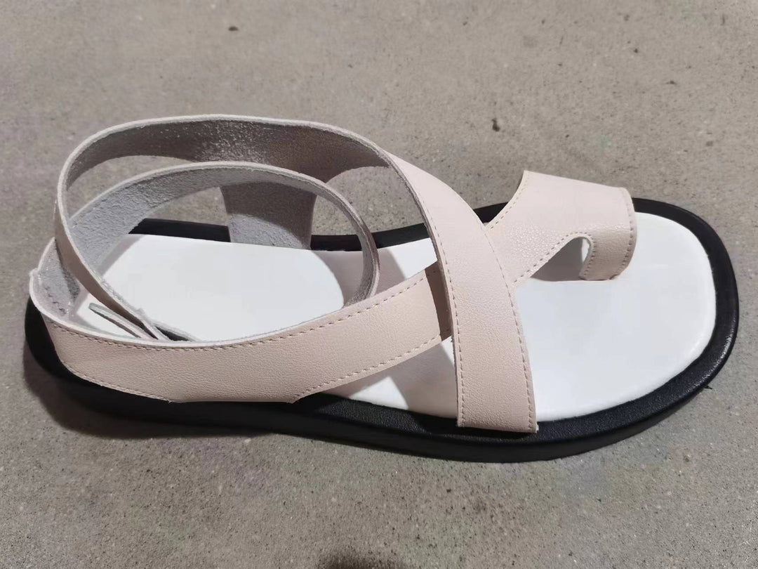 Damen Komfort-Sandalen mit praktischem Riemenverschluss R&B