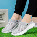 Damen Bequeme Mesh-Clogs mit rutschfester Sohle