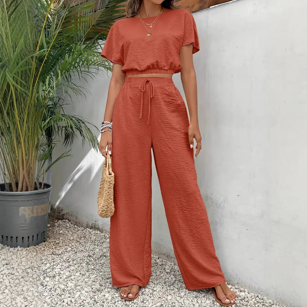 Damen lässiges Two-Piece Lounge-Set R&B