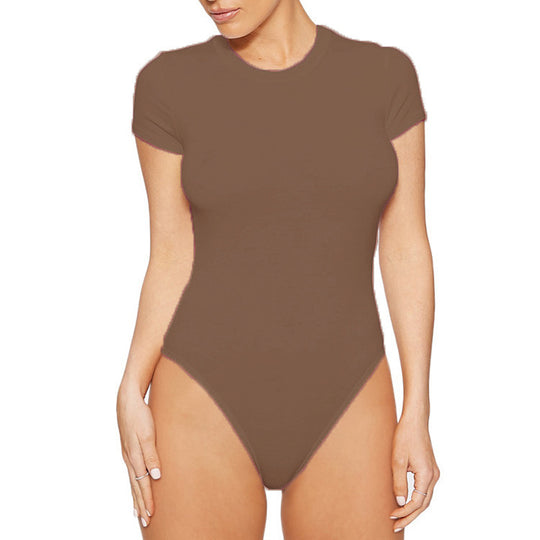 Damen Badesuit mit kurzem Arm und hoher Taillierung R&B