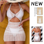 Damen figurbetonter Strandkleid