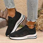Damen Atmungsaktive Sneakers aus Netzmaterial R&B