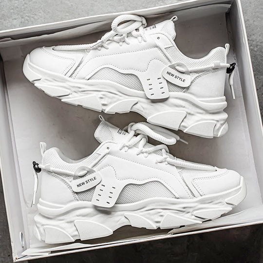 Damen Sportliche Chunky Sneakers mit atmungsaktivem Obermaterial und robuster Sohle R&B