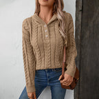R&B | Klassischer Pullover Mit Zopfmuster Design