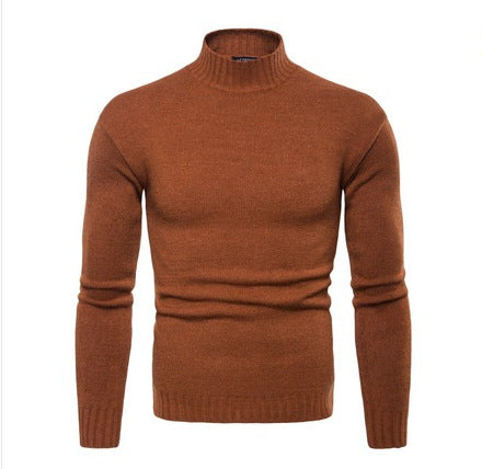 Damen hochgeschnittener Pullover mit Stehkragen R&B