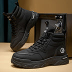 Herren Sneaker Boots mit hohem Schaft und rutschfester Sohle