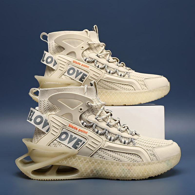Damen Sportliche High-Top Sneakers mit innovativem Dämpfungssystem R&B