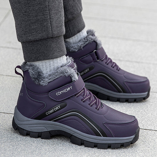 Damen wasserfeste Winterstiefel mit isolierendem Futter und rutschfester Sohle R&B