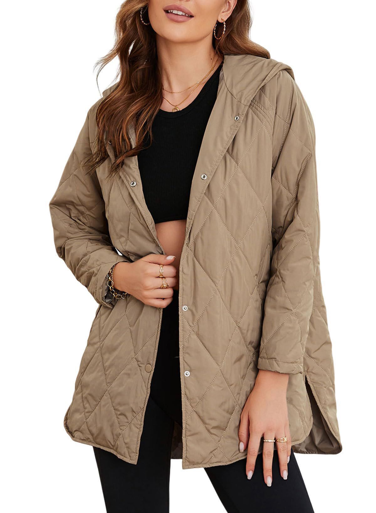 R&B | Gepolsterte Jacke mit Klassischem Druck