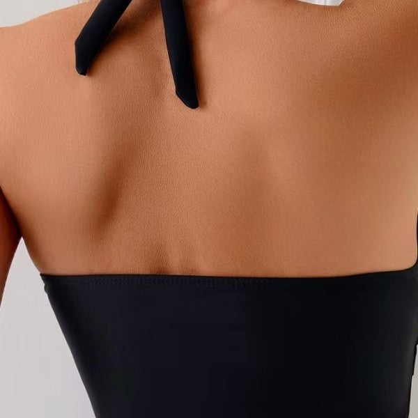 Damen hochmodernes Tankini-Set mit Wickeloberteil und stylischen Badeshorts R&B