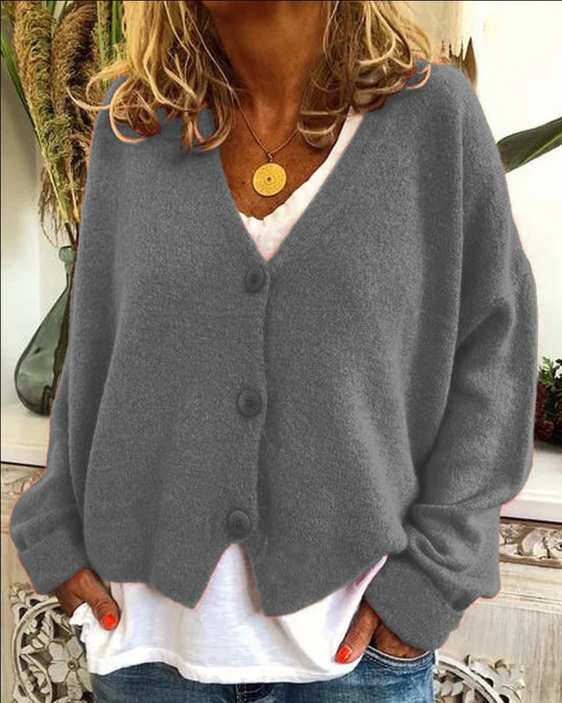 Damen Kopfbedeckung mit oversized Schnitt und Knopfdetails R&B