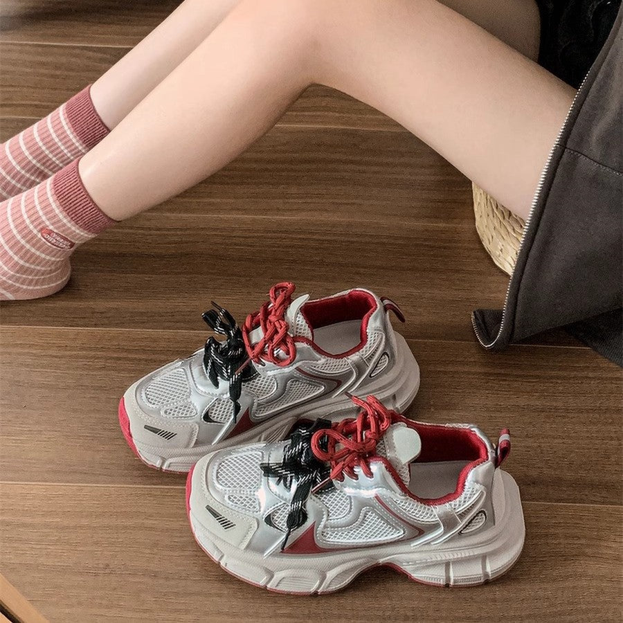 Damen Sportliche Sneakers mit atmungsaktiver Mesh-Oberfläche und federleichtem Dämpfungssystem R&B