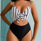 Damen Einteiliger Badeanzug mit modernem Sitz R&B