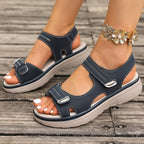 Damen Sandalen mit verstellbarem Riemendesign und ergonomischer Sohle R&B