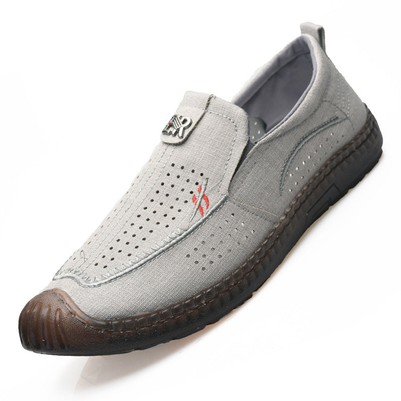 Damen Atmungsaktive Slip-On Freizeitschuhe mit rutschfester Sohle R&B