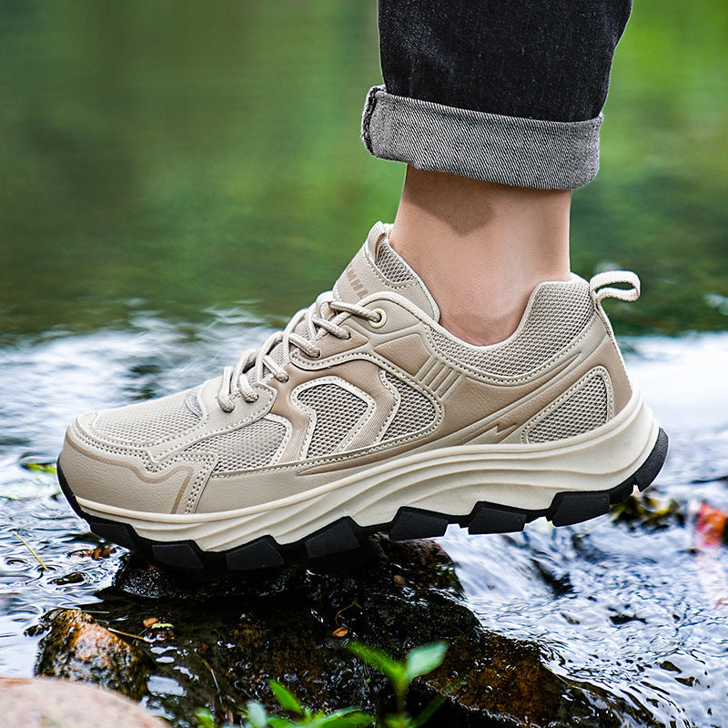 Damen Sportliche Wander-Sneaker mit rutschfester Profilsohle