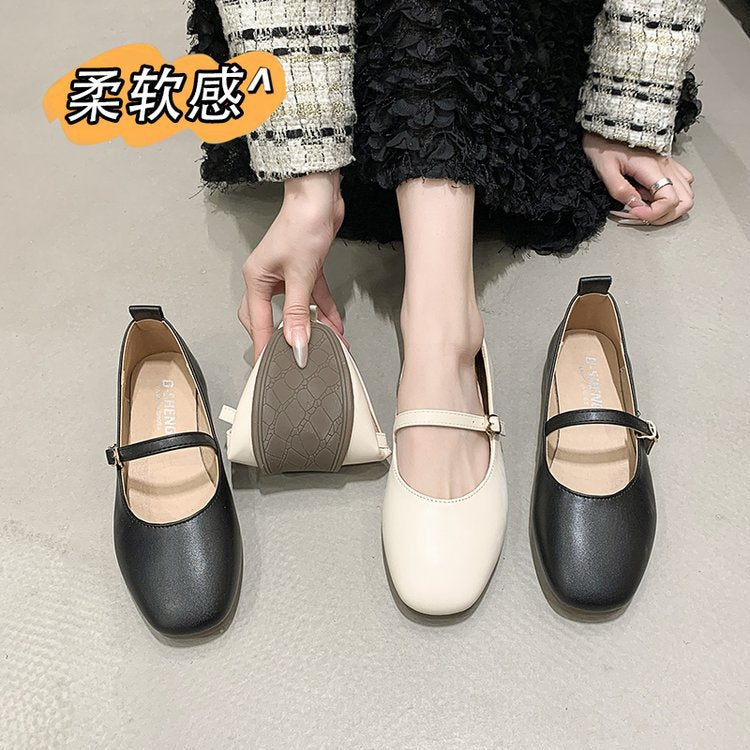 Damen Ballerinas mit elegantem Riemchen und bequemem Fußbett R&B