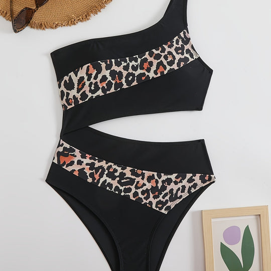 Damen Elegantes Bikini-Set mit tierischem Muster R&B