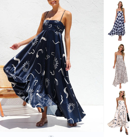 Damen Elegantes Maxikleid mit luftiger Silhouette R&B