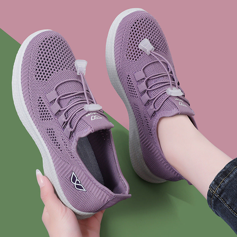 Damen Atmungsaktive Schnür-Sneaker mit flexibler Sohle R&B