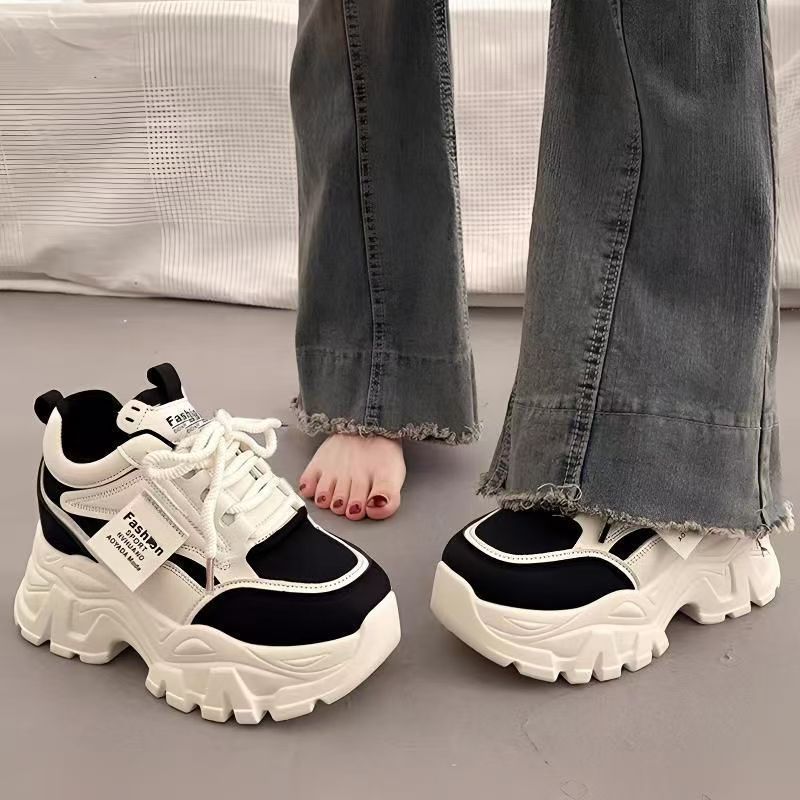Damen Chunky Sneakers mit vielseitigem Design und bequemer Dämpfung Heidi Mode