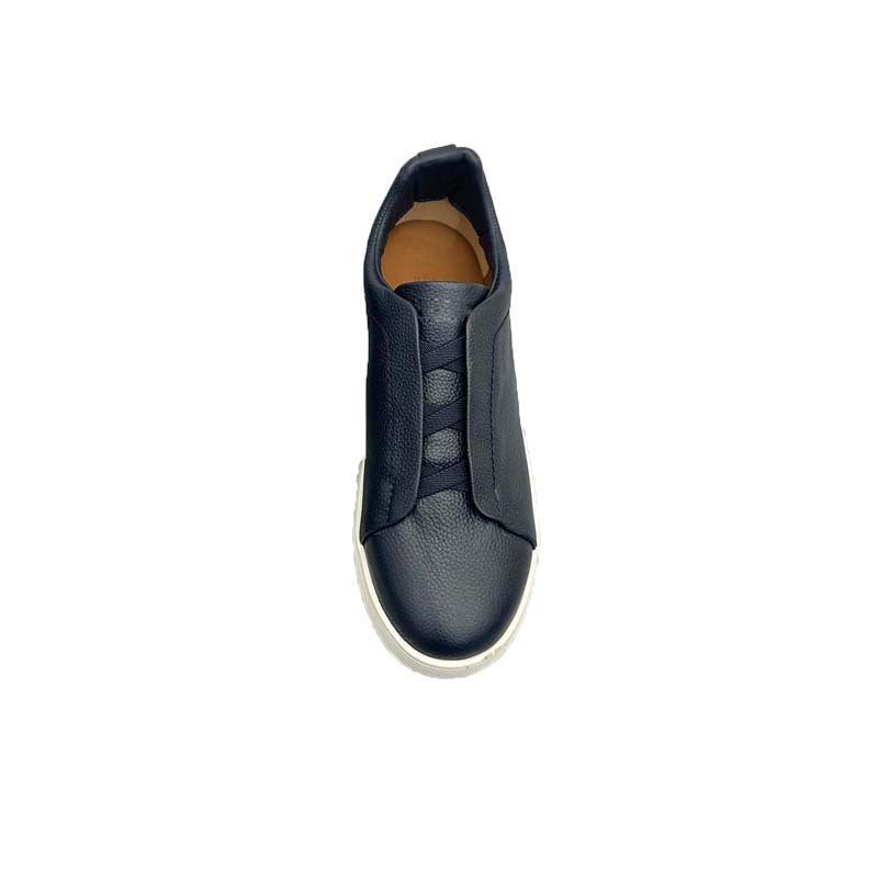 Damen Slip-On Sneakers mit eleganter Lederstruktur und rutschfester Sohle R&B
